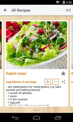 Salad Recipes android App screenshot 9