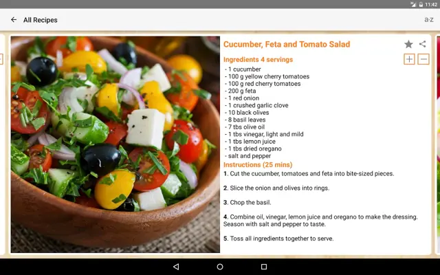 Salad Recipes android App screenshot 4