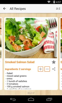 Salad Recipes android App screenshot 7